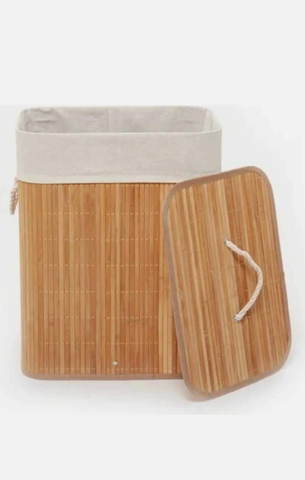 BÜYÜK KARE HASIR  ÇAMAŞIR SEPETİ*12