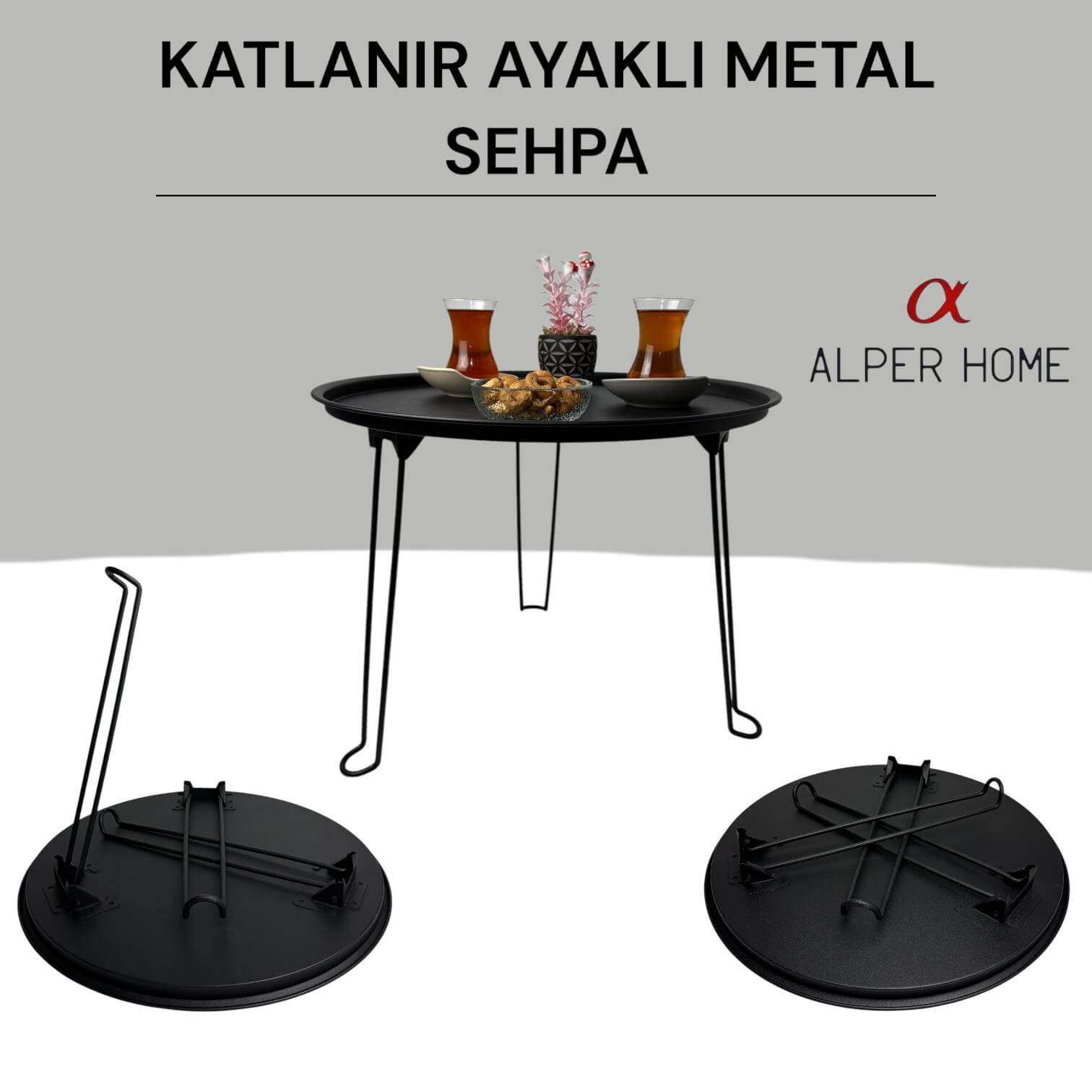 AYAKLI METAL SEHPA*8 SİYAH VE BEYAZ