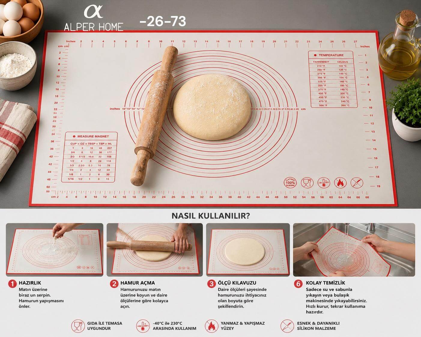60*80 CM HAMUR  MATI*50