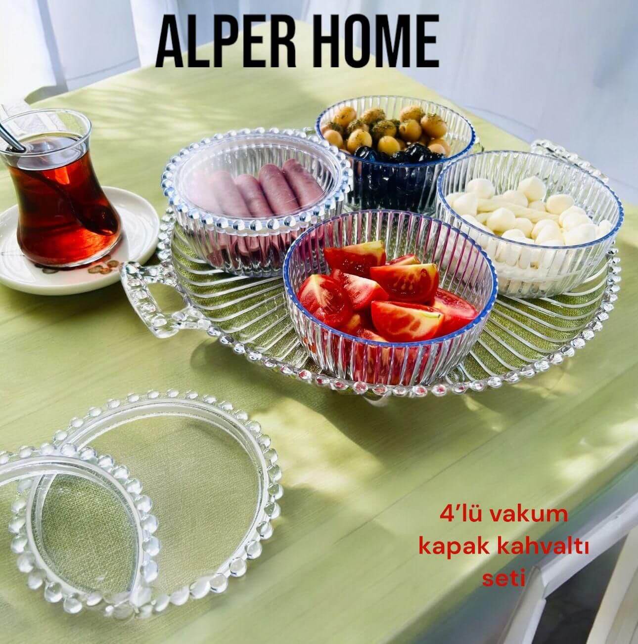 4 LÜ VAKUMLU  KAHVALTI SETİ *10