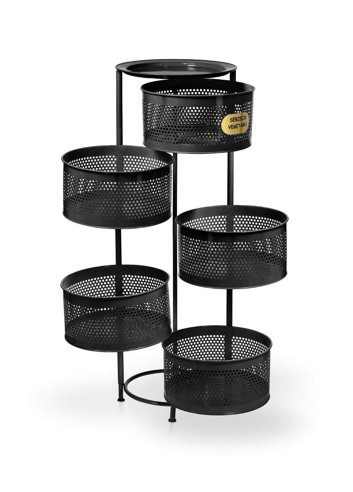 5 Lİ SEBZELİK  SİYAH *1