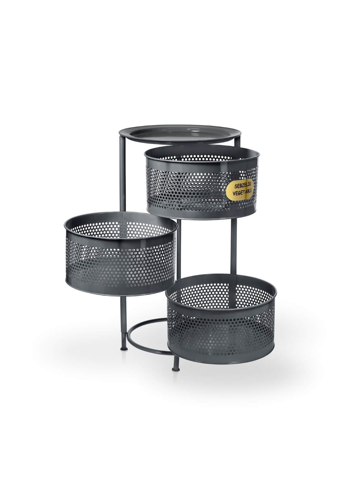 3 LÜ SEBZELİK SİYAH*1