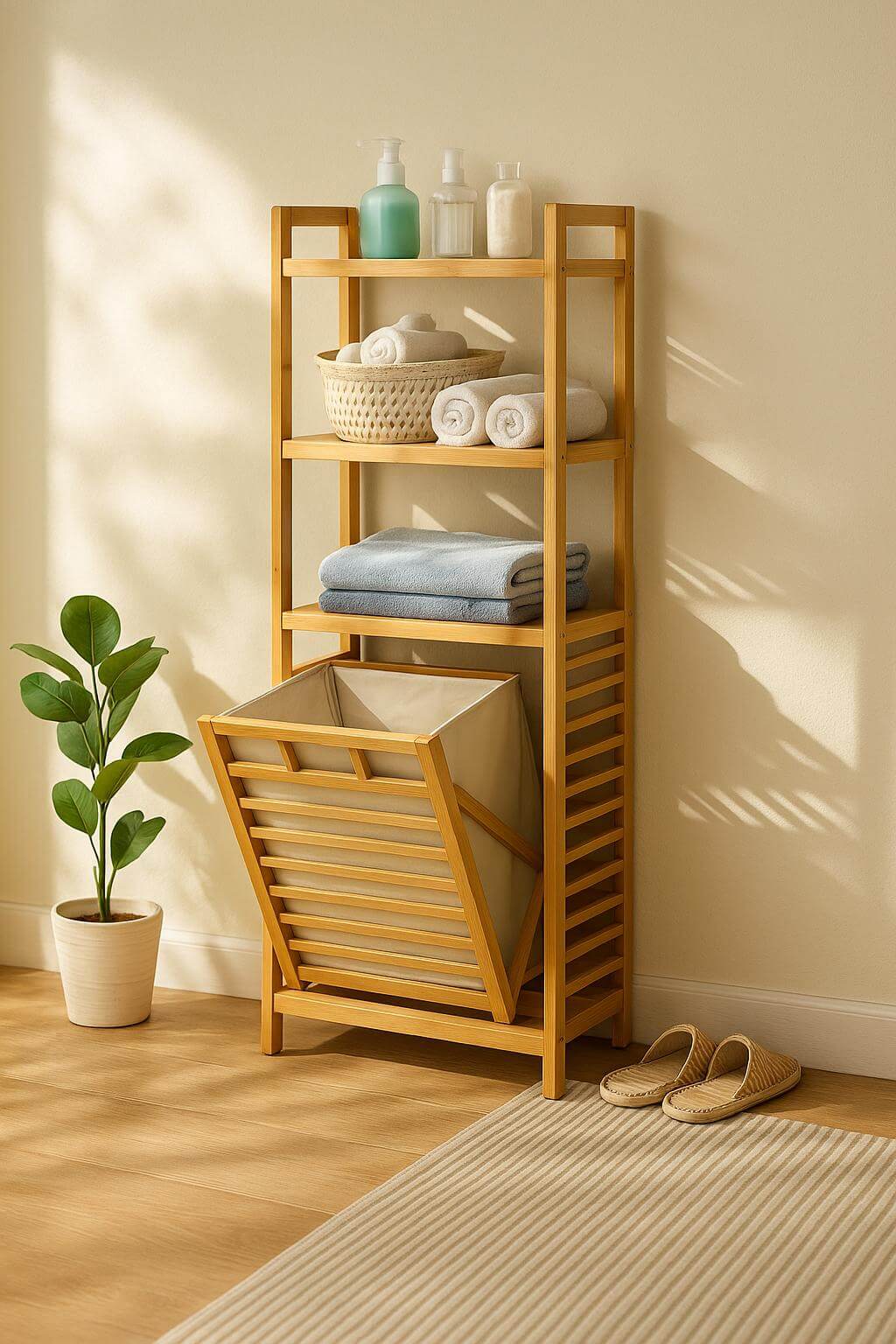 BAMBU  ÇAMAŞIR SEPETİ*1