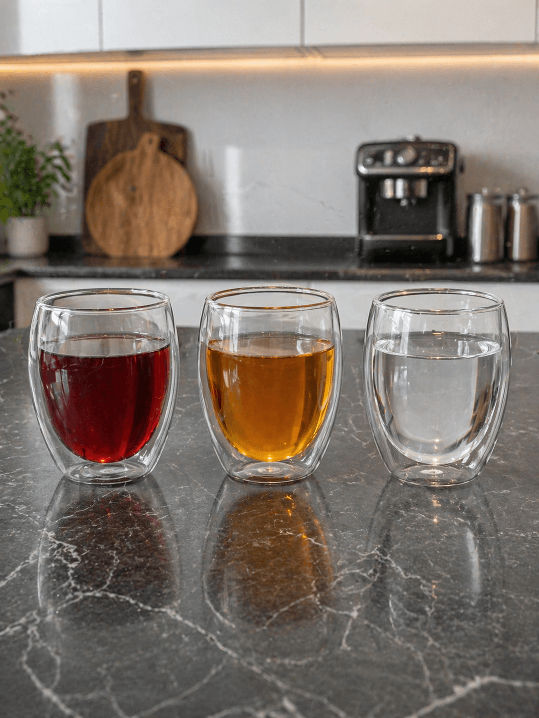350 ML CİDARLI  CAM KUPA*48