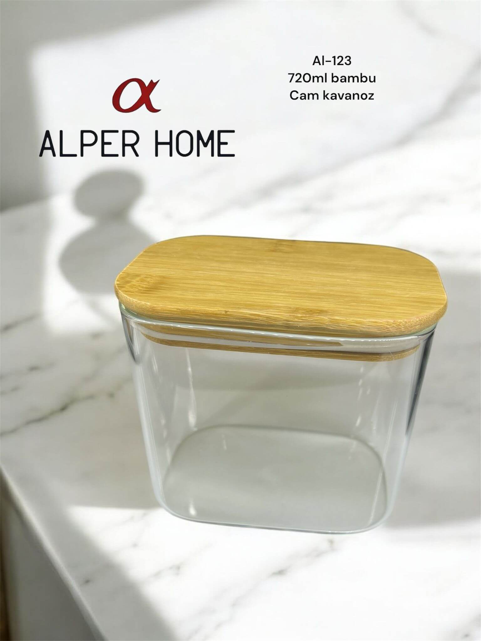 720 ML BAMBU  CAM KAVANOZ*36