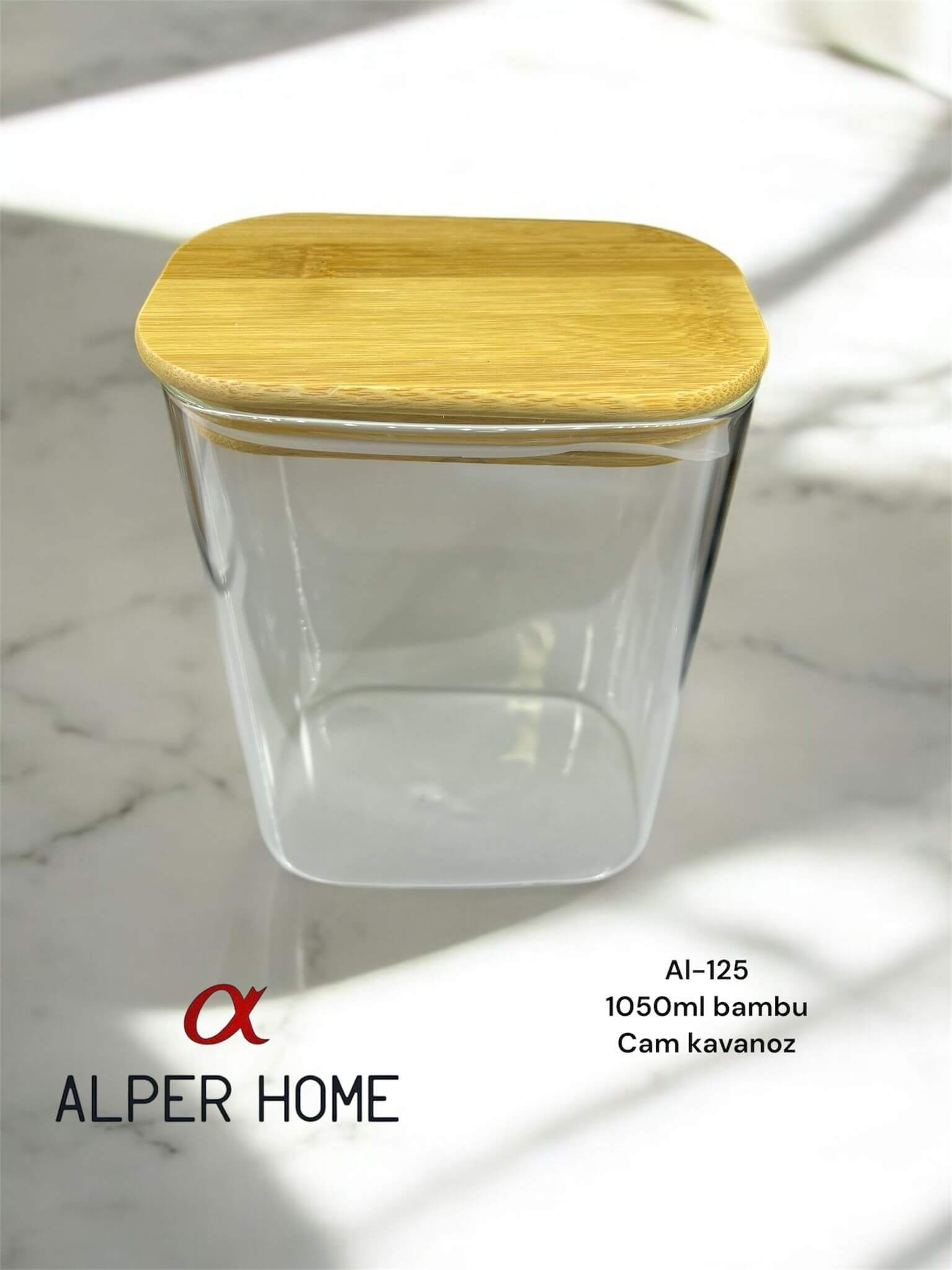 1050 ML BAMBU CAM KAVANOZ*36