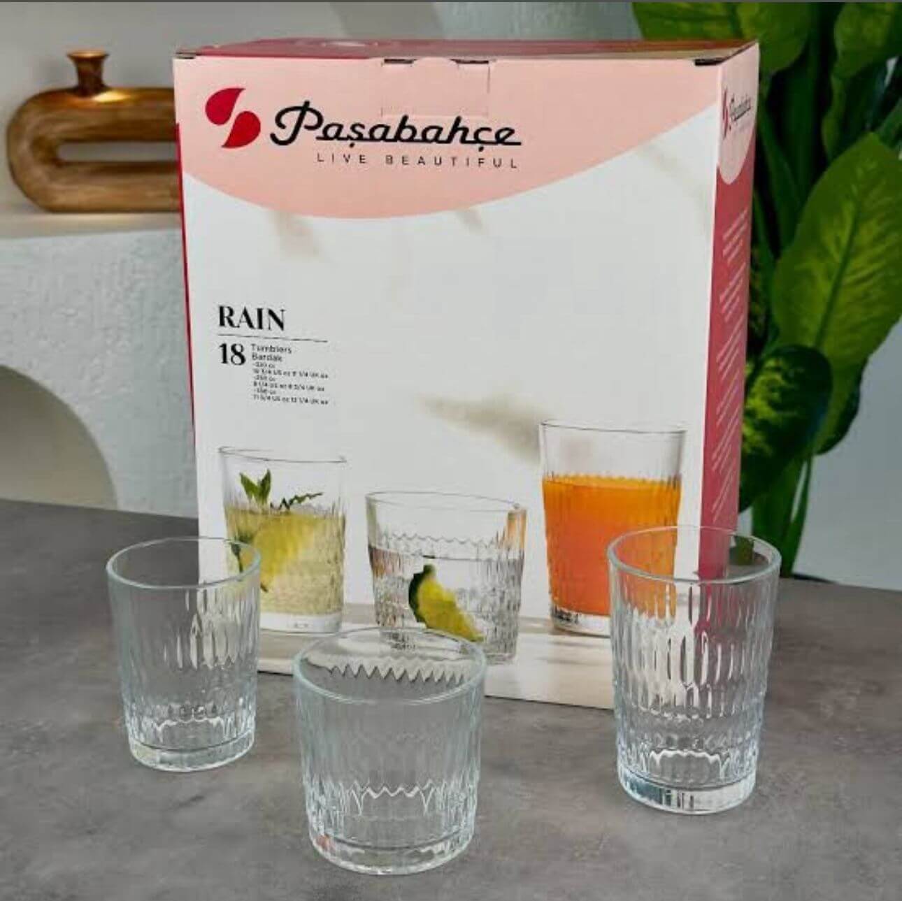 RAİN 18 PARÇA BARDAK TAKIMI*2