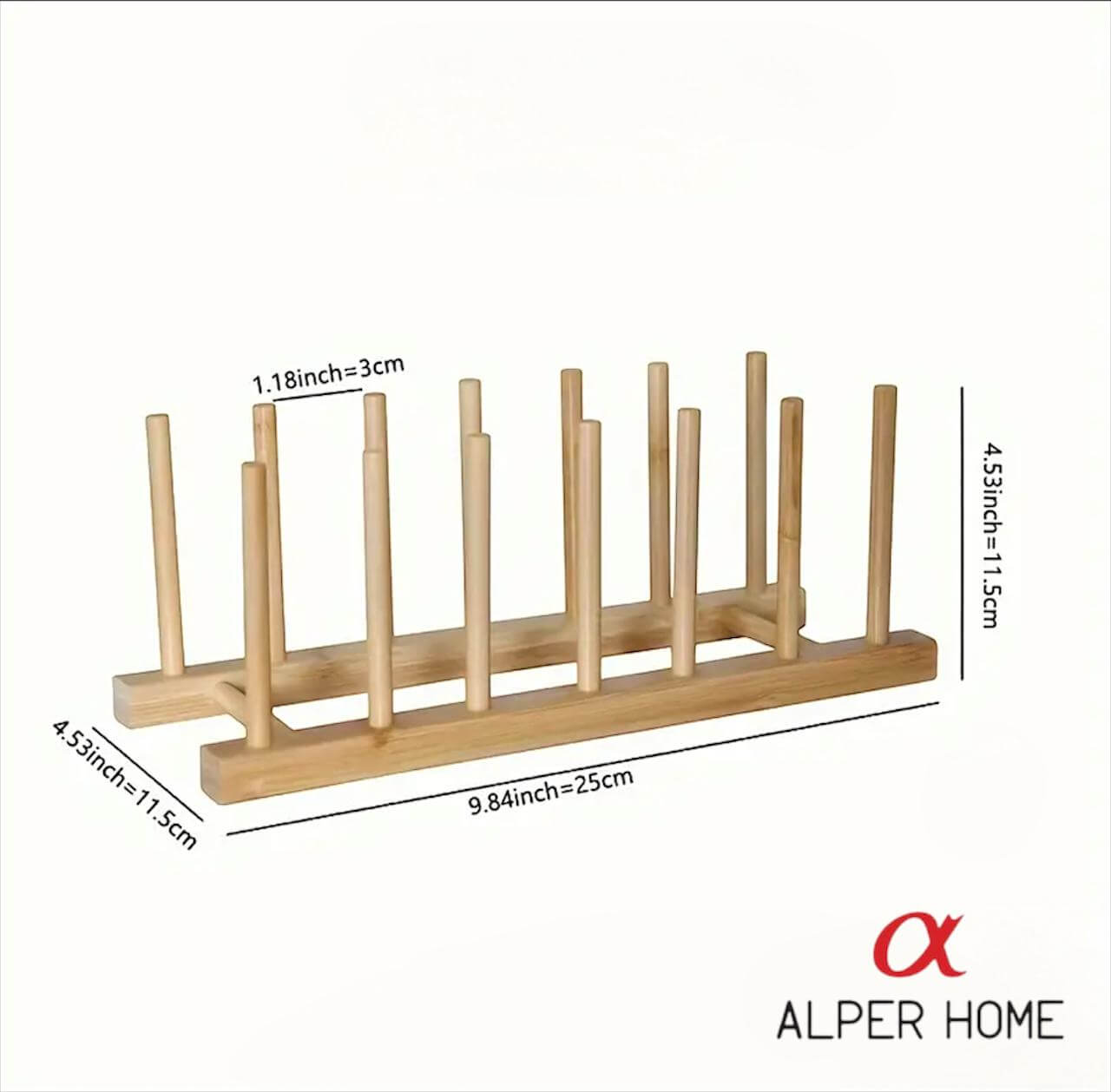 25,5*13 CM BAMBU TABAKLIK*48